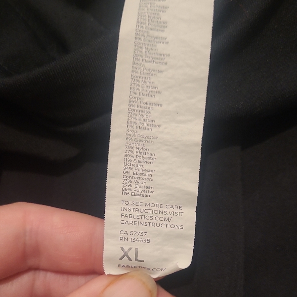 Fabletics Womens Xl Black Skort - Picture 4 of 9